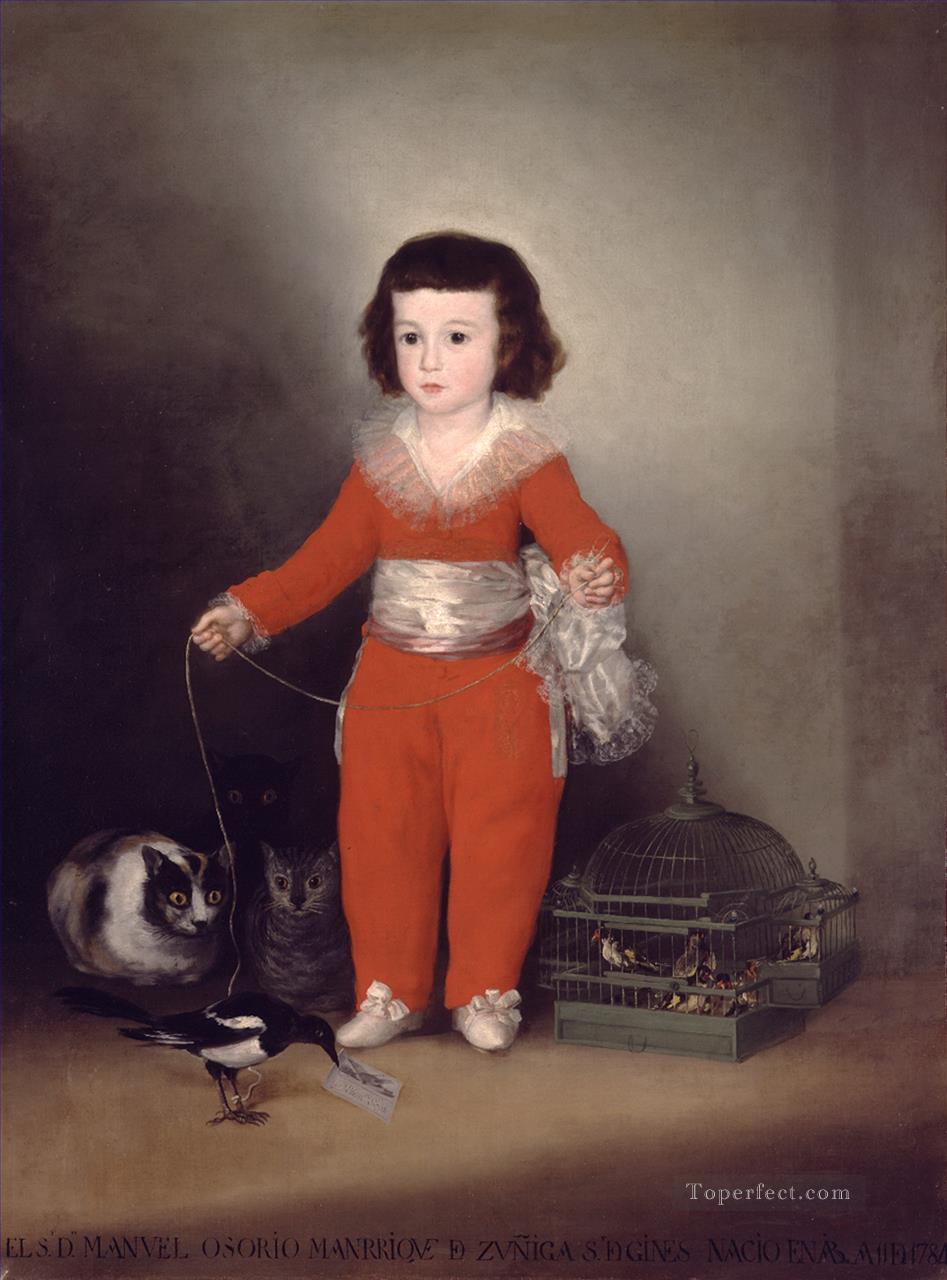 Don Manuel Osorio Manrique de Zuniga Francisco de Goya Oil Paintings